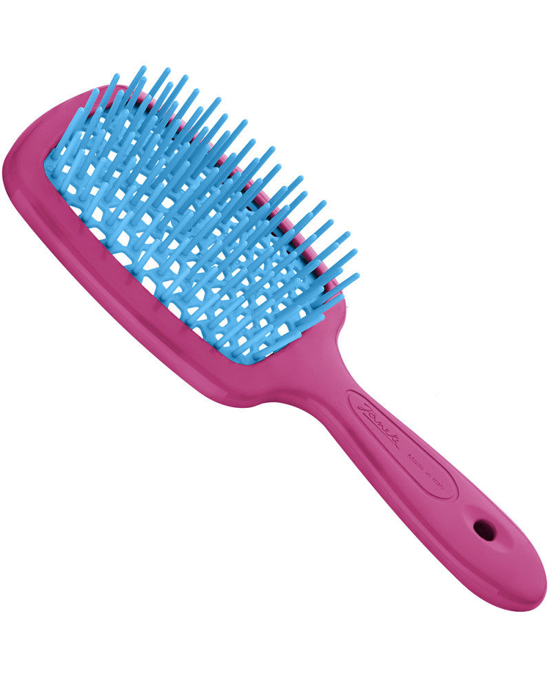 Janeke Superbrush Fuchsia and Turquoise color